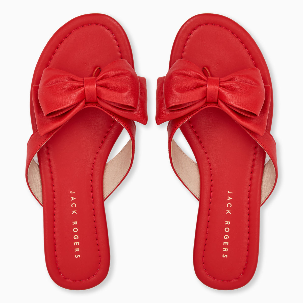 Jack Rogers - Vannah Bow Sandal - Fire Red - view 3