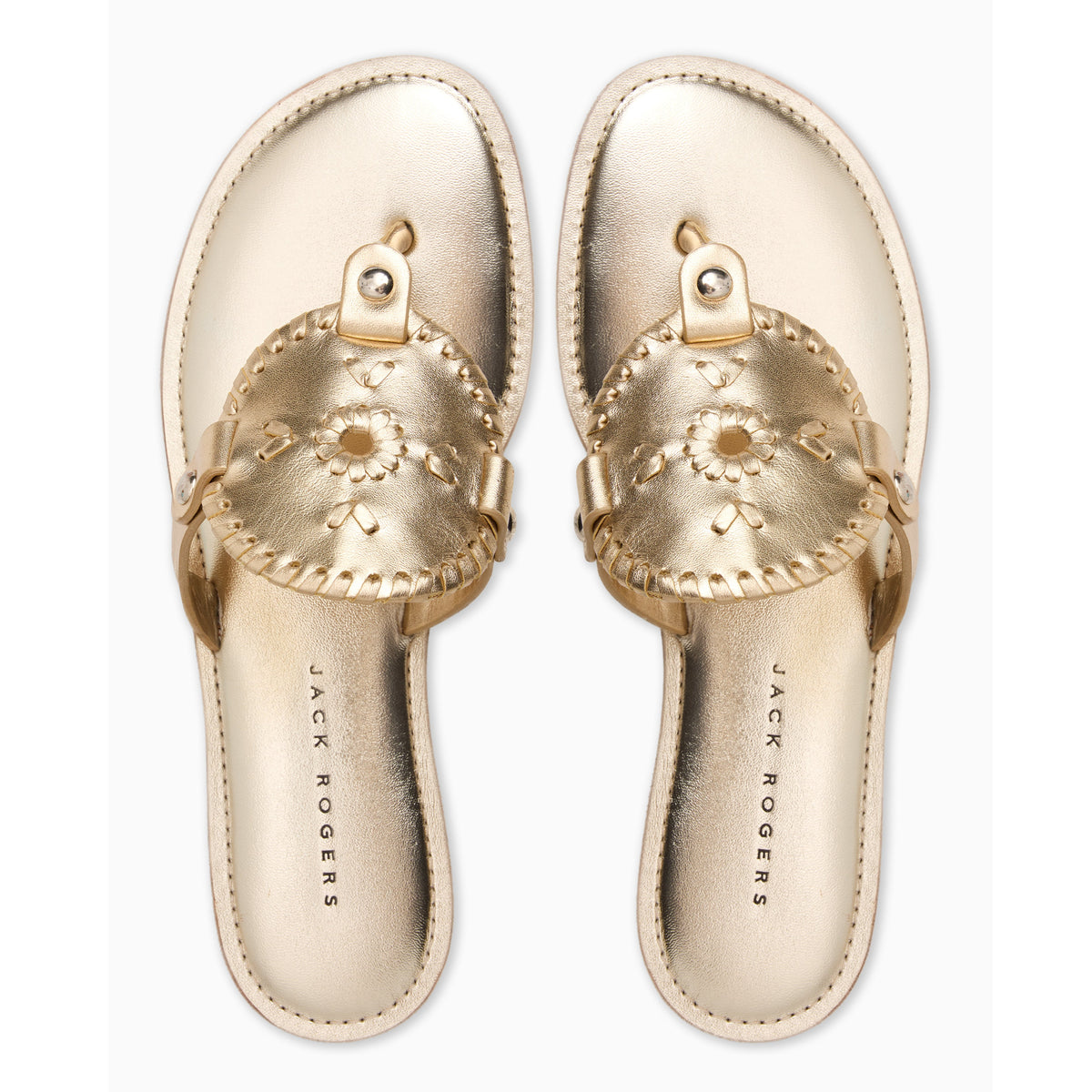 Jack Rogers - Collins Sandal - Metallic Platinum - view 3