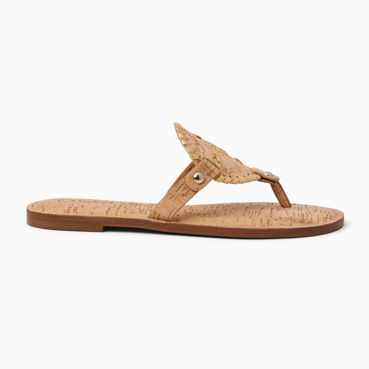 Jack Rogers - Collins Sandal - Cork & Metallic Gold - view 2