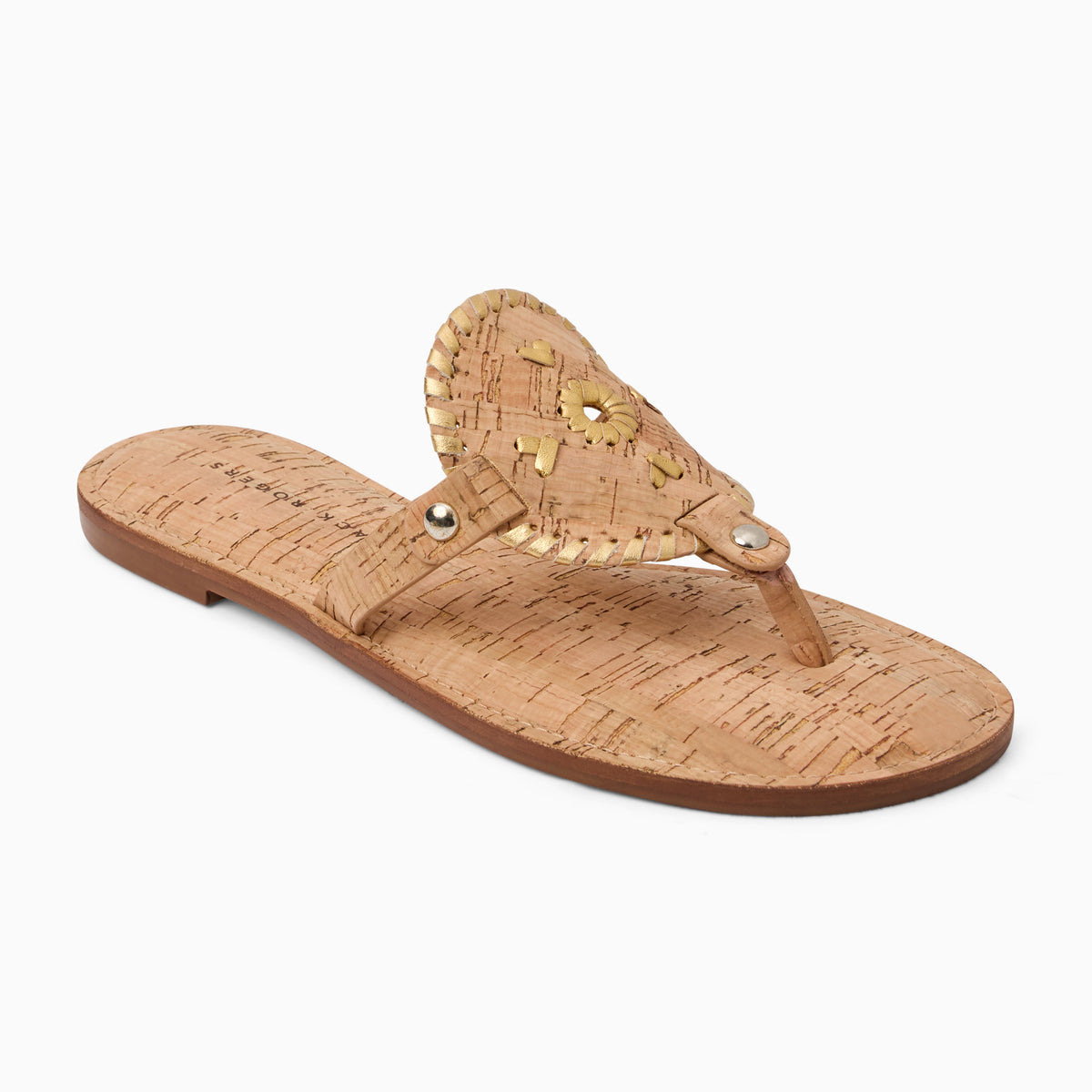Jack Rogers - Collins Sandal - Cork & Metallic Gold - view 1