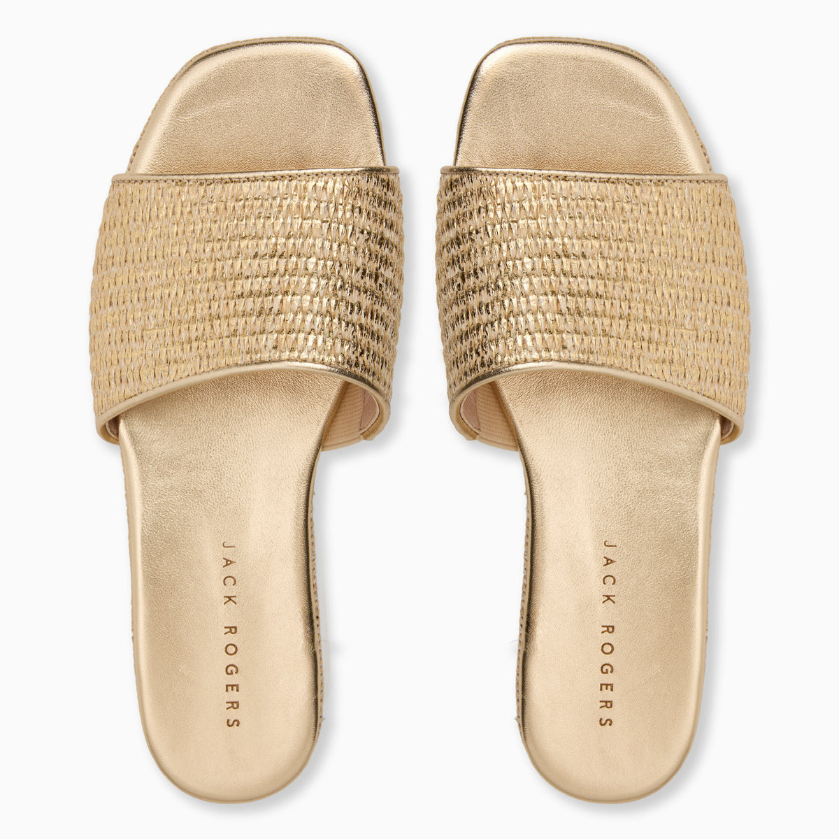 Jack Rogers - Bay Flatform Slide - Metallic Gold - view 3