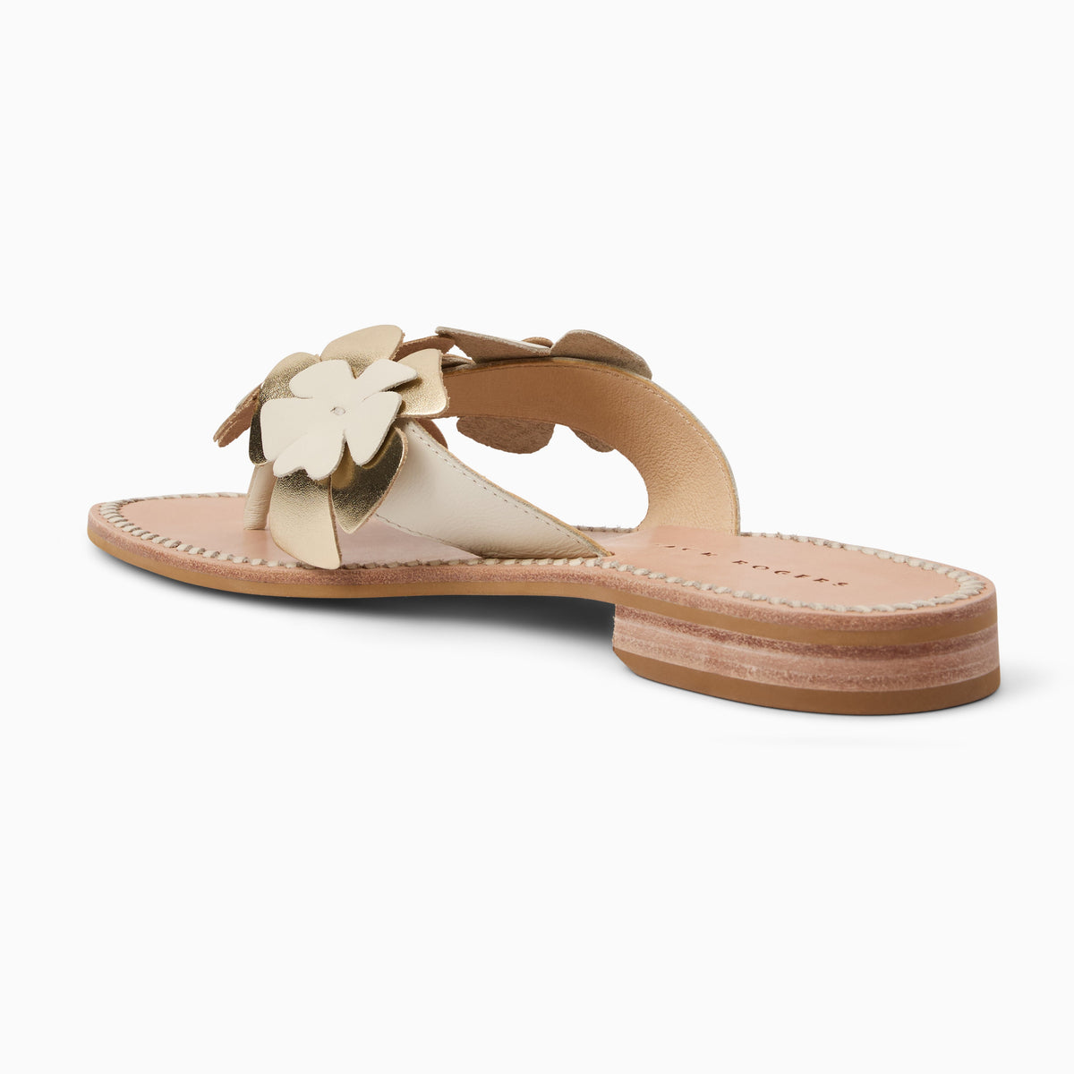 Jack Rogers - Talahi Flower Sandal - IVORY/PLATINUM - view 4