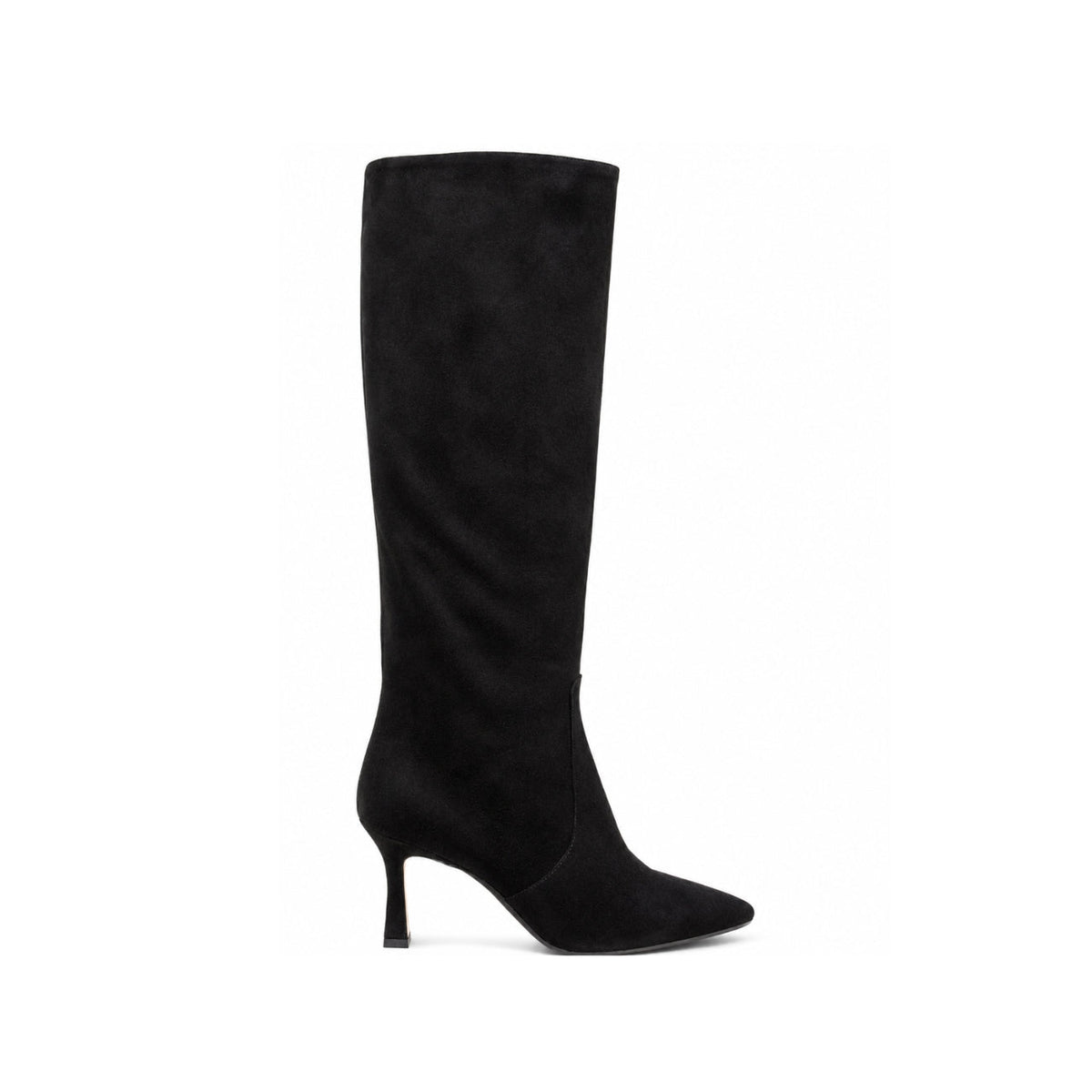 Michele Lopriore Carolina Stiletto Boots, Suede Black, product view