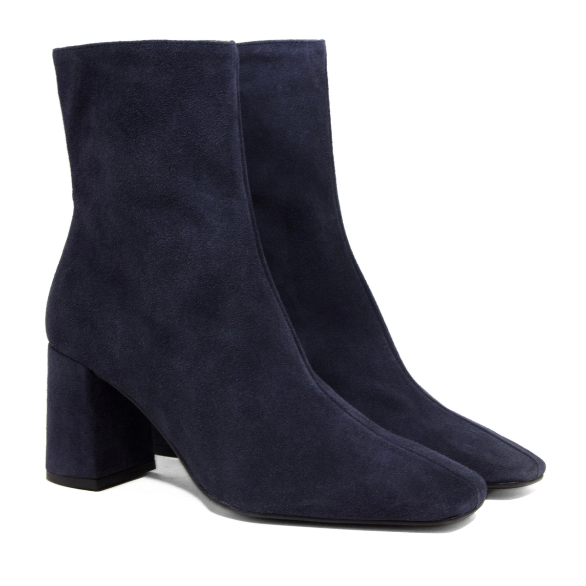 Michele Lopriore Carmen Booties, Suede Blue, gallery view 2