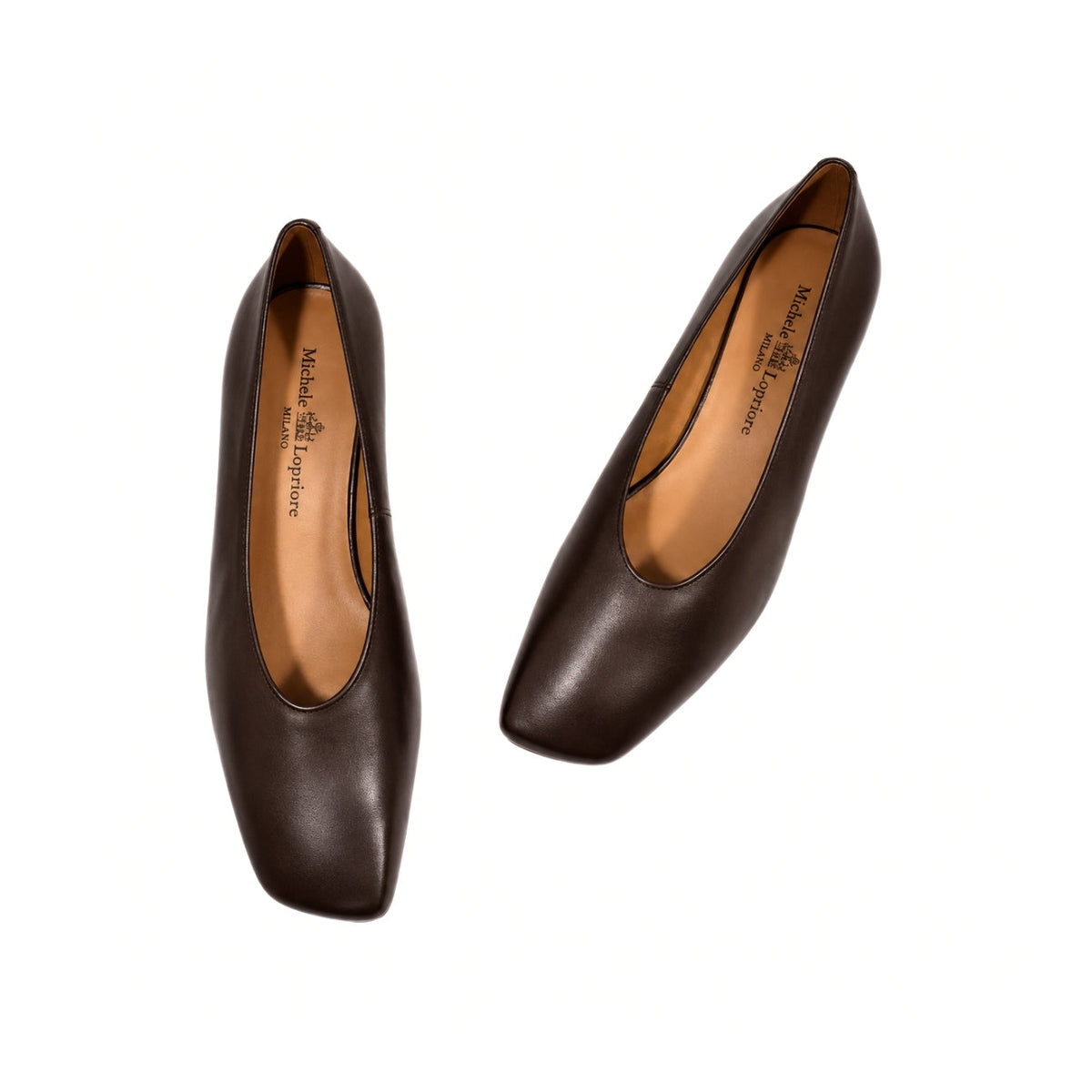 Michele Lopriore Chantal Kitten Heel, Leather Dark Brown, gallery view 4