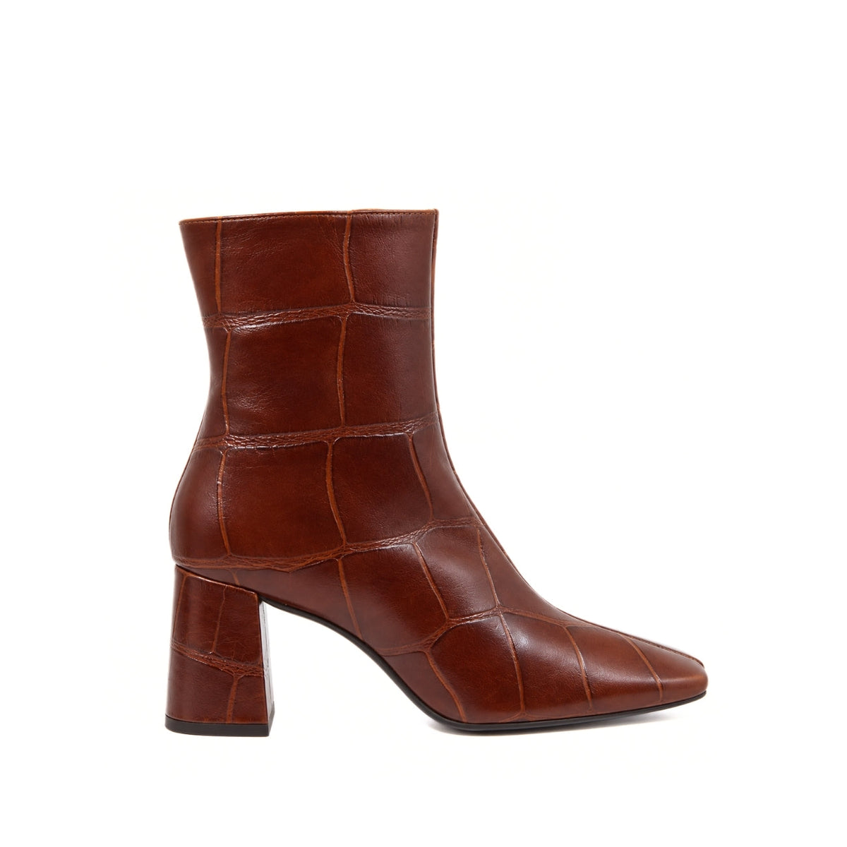Michele Lopriore Carmen Booties, Printed Croco Brown, product view