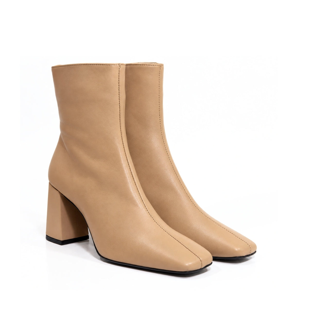 Michele Lopriore Carmen Booties, Leather Nude, gallery view 2