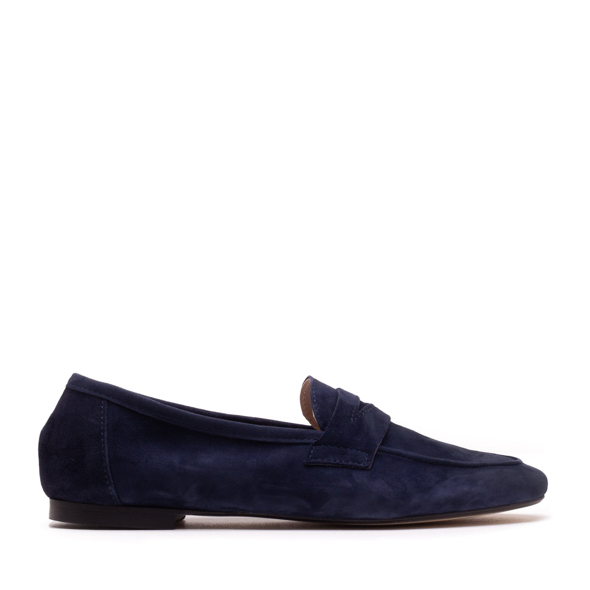Michele Lopriore Paola Moccasin, suede blue, product view