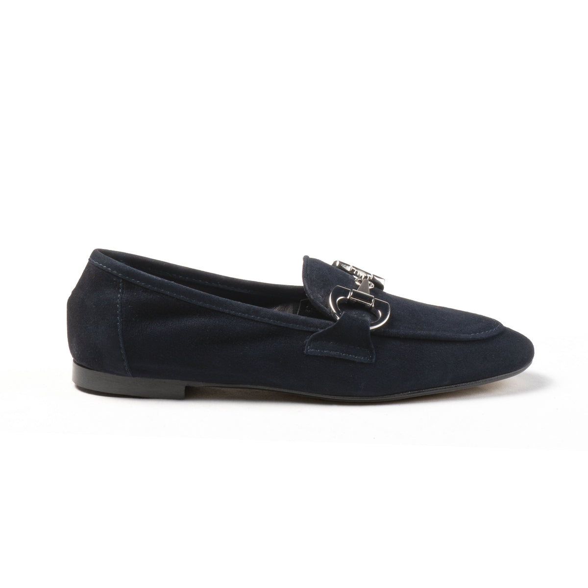 Michele Lopriore Marzia Loafer, suede blue, product view