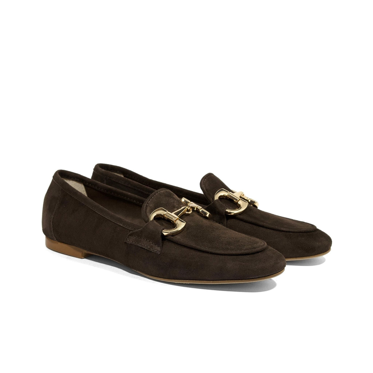 Michele Lopriore Marzia Loafer, suede brown, gallery view 3