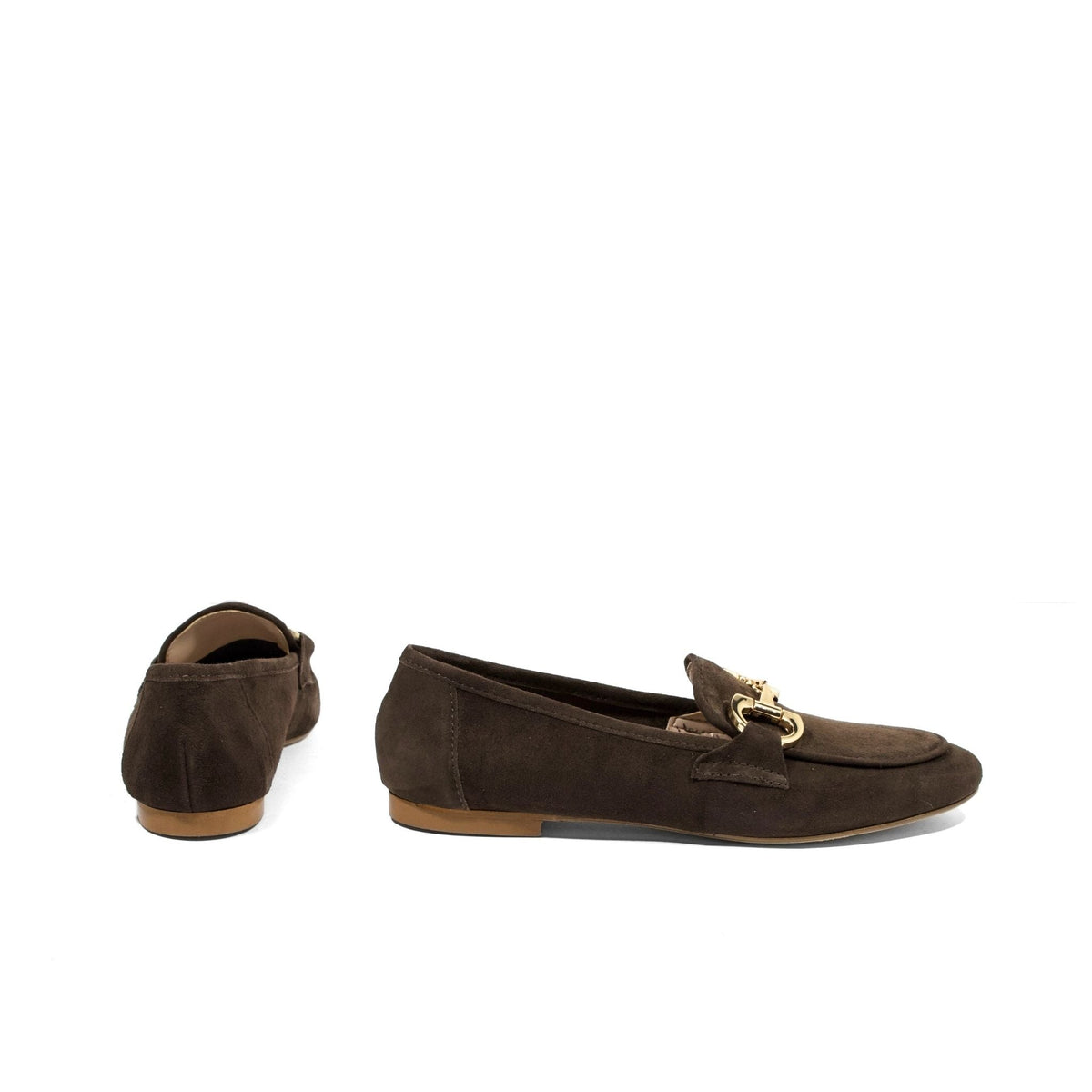 Michele Lopriore Marzia Loafer, suede brown, gallery view 2