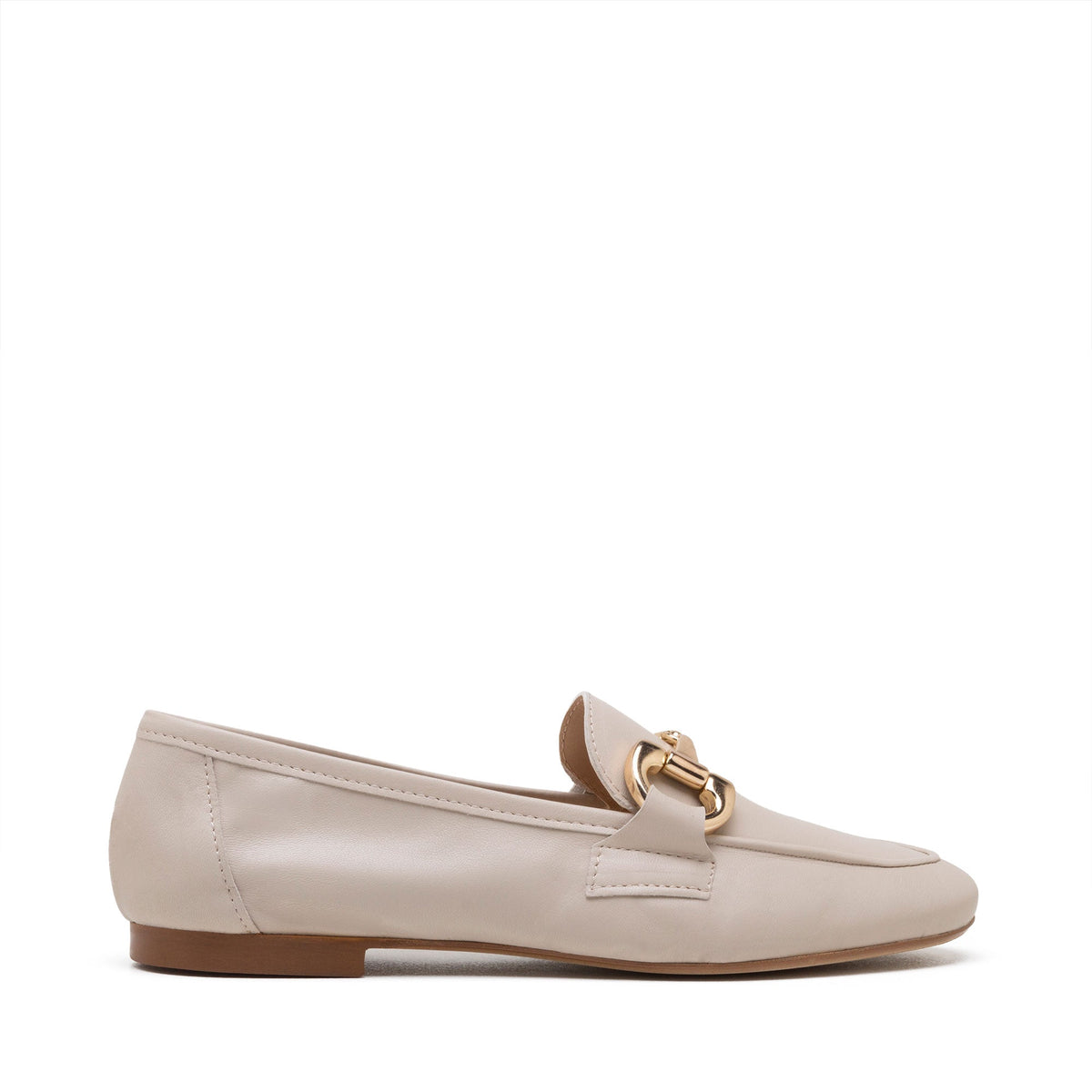Michele Lopriore Marzia Loafer, cream leather, product view