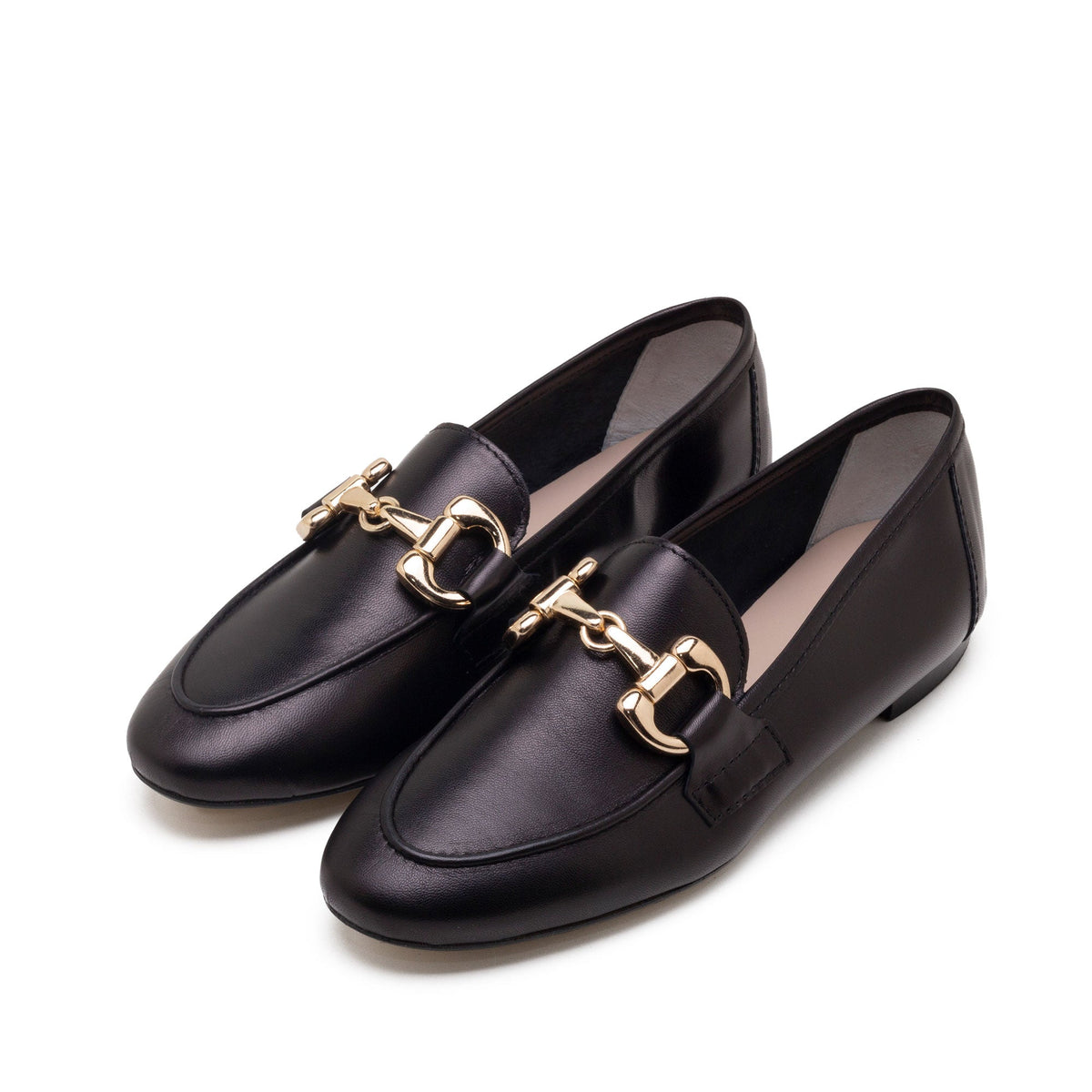 Michele Lopriore Marzia Loafer, black leather, gallery view 3