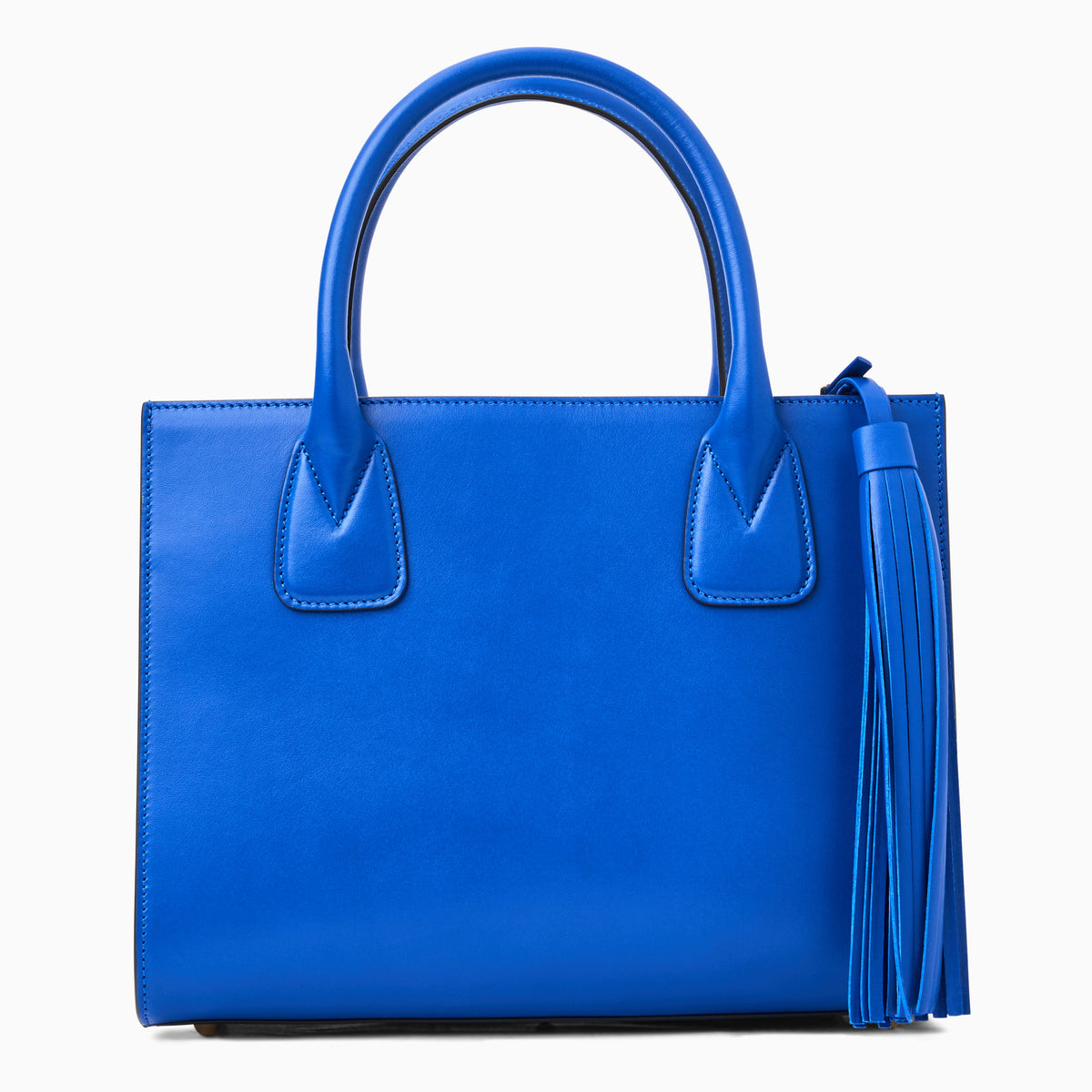 Angelini Italian Leather Handbag in Cobalt Blue, product view 1