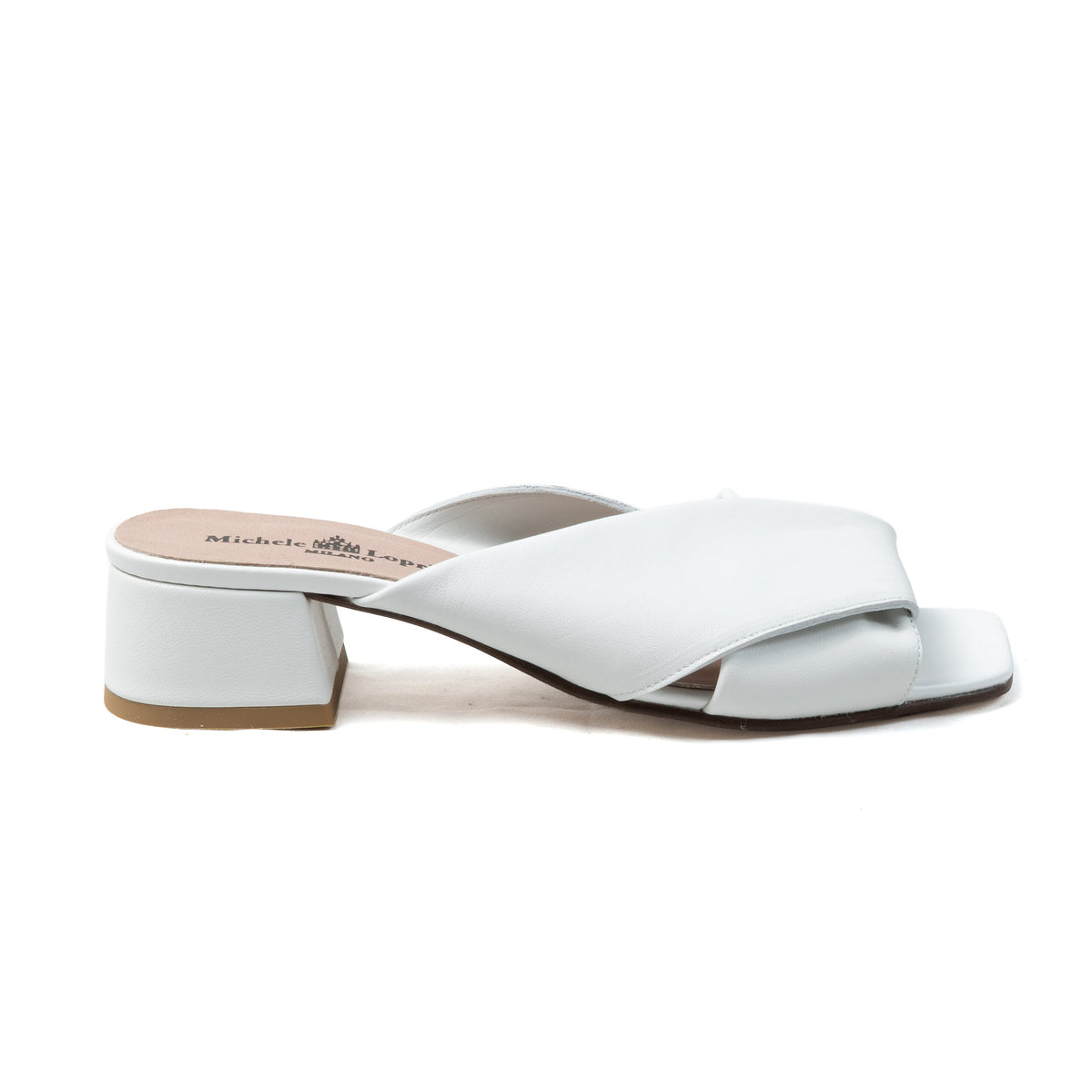 Michele Lopriore Magenta Sandals, Nappa Bianco, product view