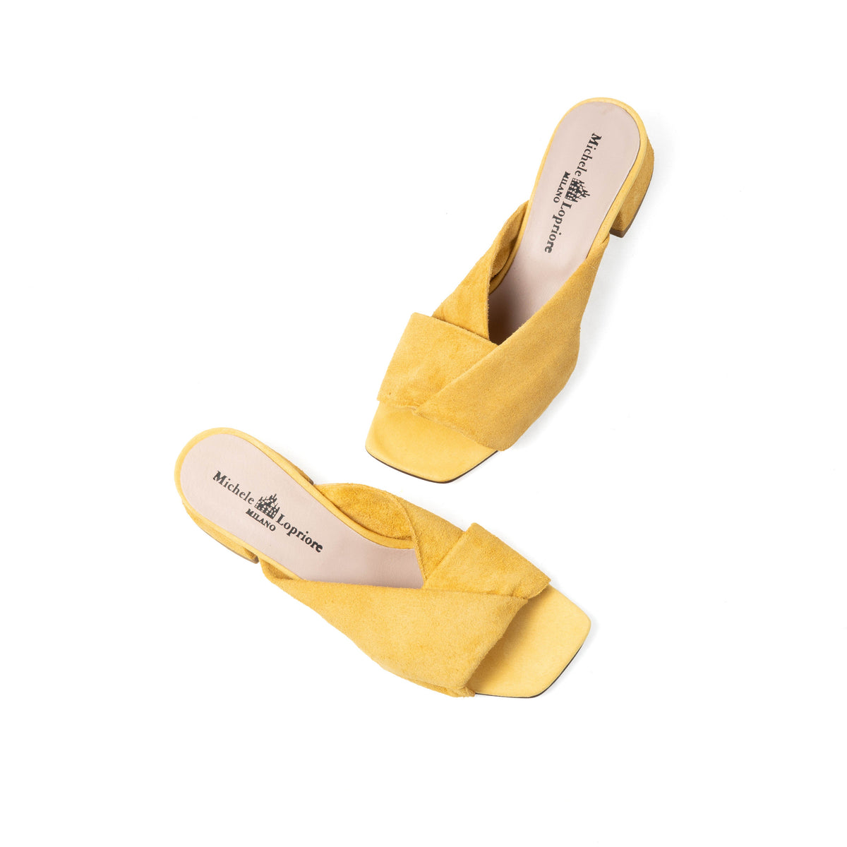 Michele Lopriore Magenta Sandals, Camoscio Giallo, gallery view 4