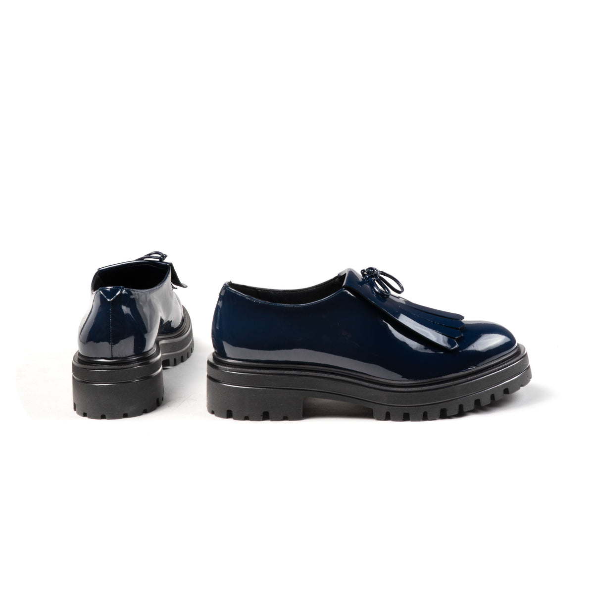 Michele Lopriore Beatrice Loafer, blue patent leather, gallery view 2