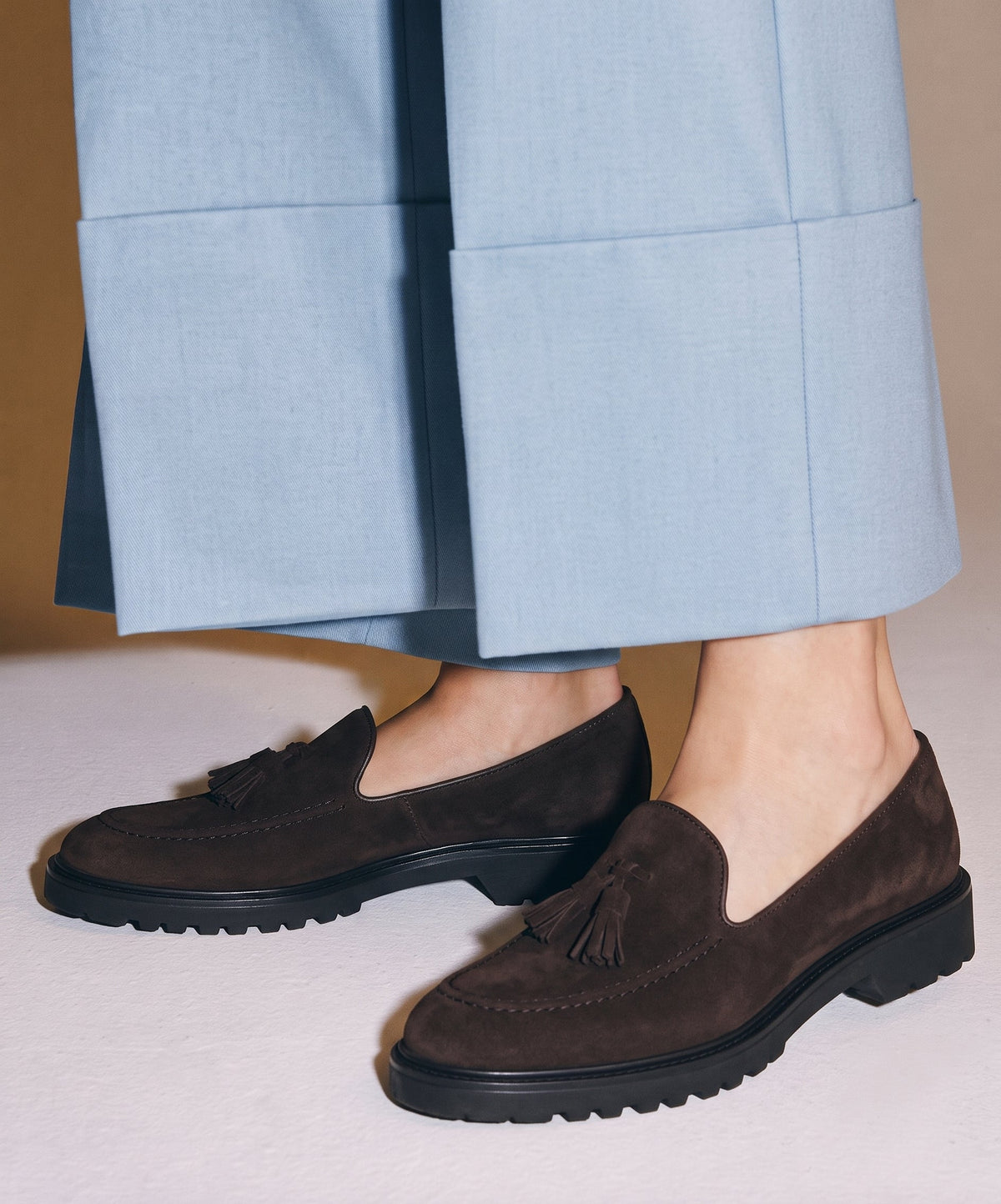 Michele Lopriore Belfiore Loafers, Suede Brown, gallery view 3