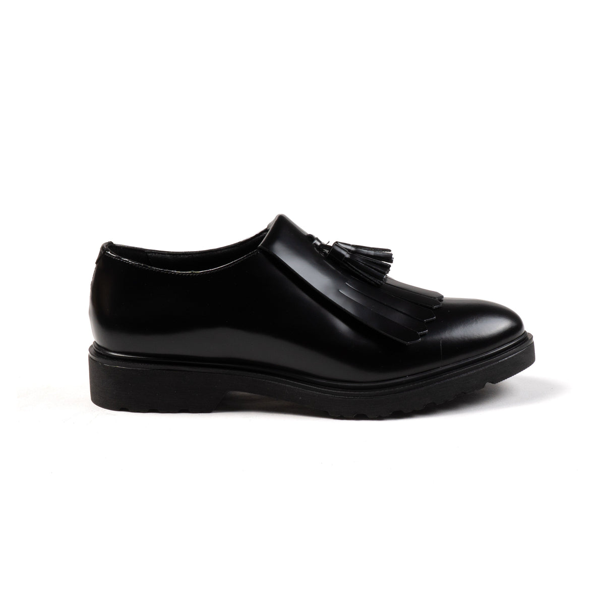 Michele Lopriore Beatrice Loafer, brush leather black, product view