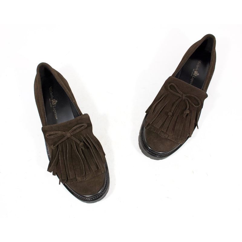 Michele Lopriore Georgetown Loafer, Camoscio Moro, gallery view 4