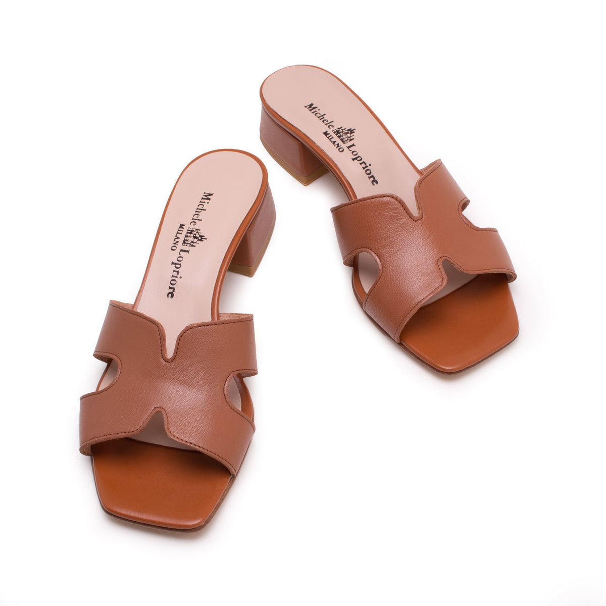 Michele Lopriore Palau Sandals, Leather Tan, gallery view 3