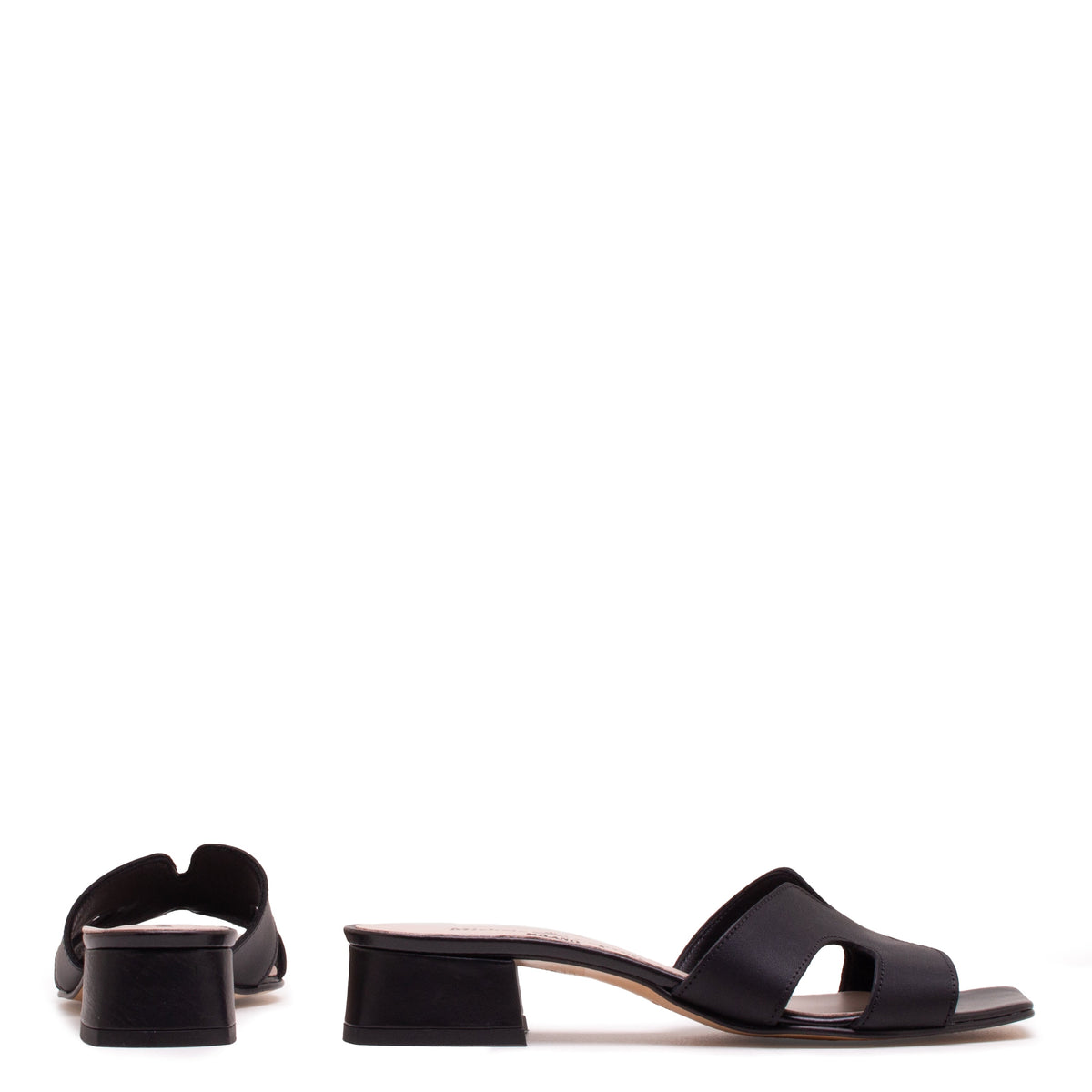 Michele Lopriore Palau Sandals, Leather Black, gallery view 2