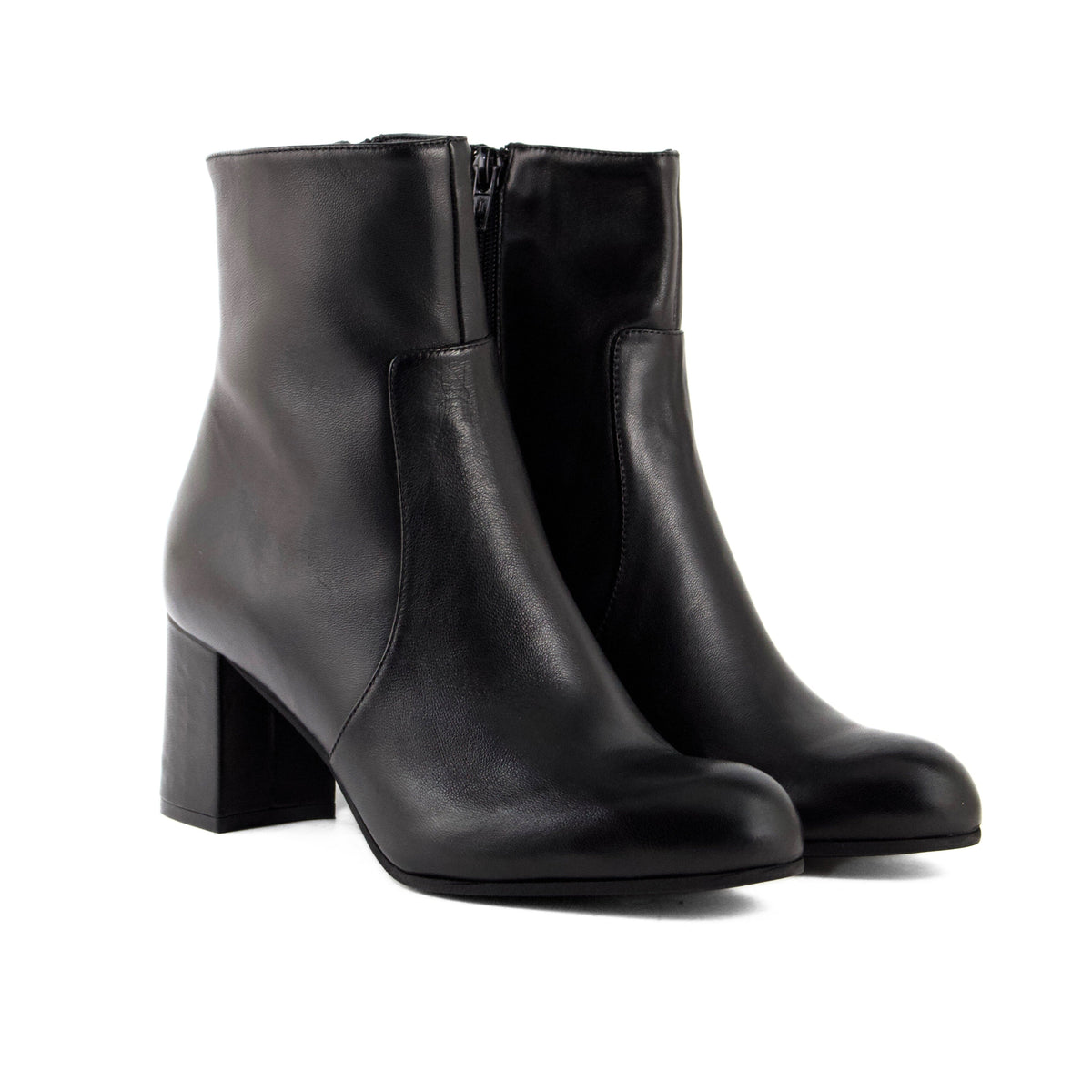 Michele Lopriore Carmen Ankle Boots, Leather Black, gallery view 3