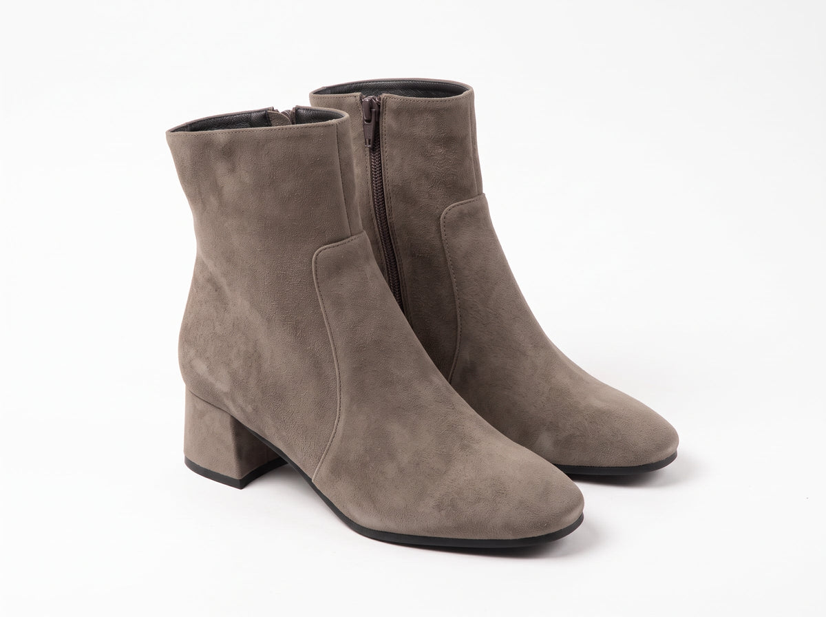 Michele Lopriore Veronique Ankle Boots, Suede Fango, gallery view 3