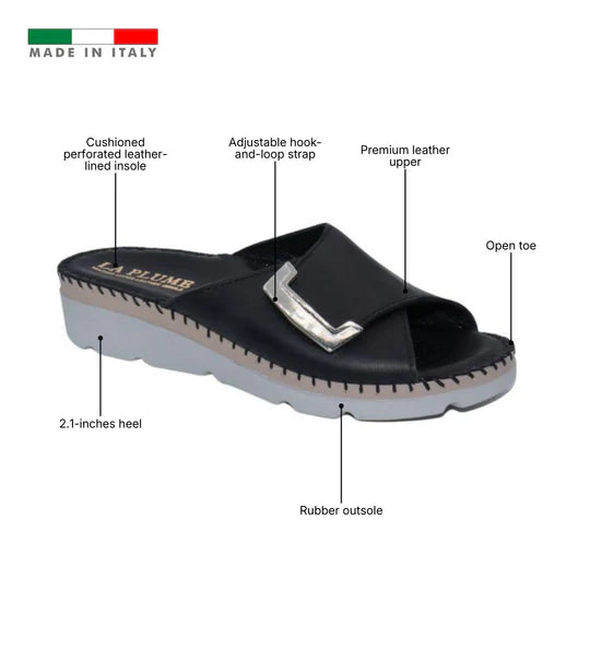 La Plume - Agua Women’s Leather Comfort Slippers