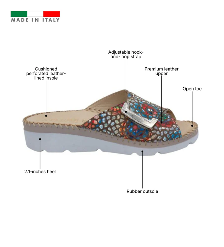 La Plume - Agua Women’s Leather Comfort Slippers