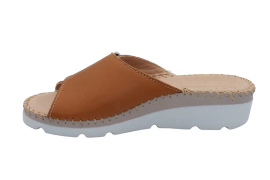 La Plume - Agua Women’s Leather Comfort Slippers