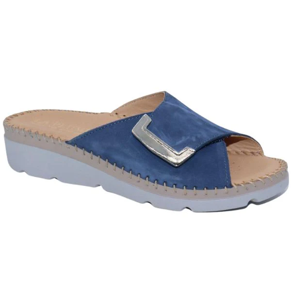 La Plume - Agua Women’s Leather Comfort Slippers