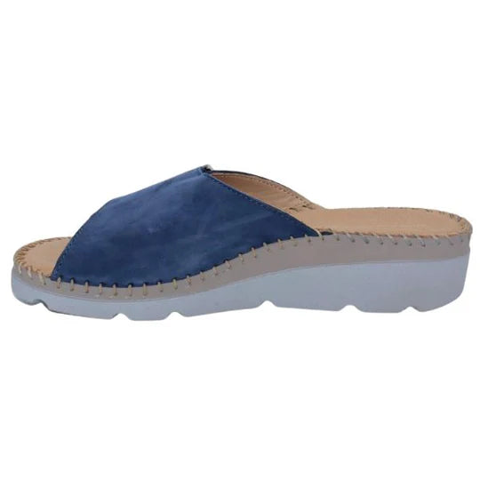 La Plume - Agua Women’s Leather Comfort Slippers