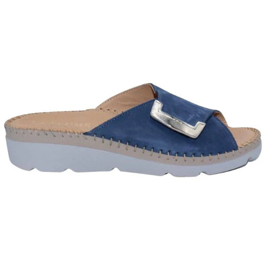 La Plume - Agua Women’s Leather Comfort Slippers