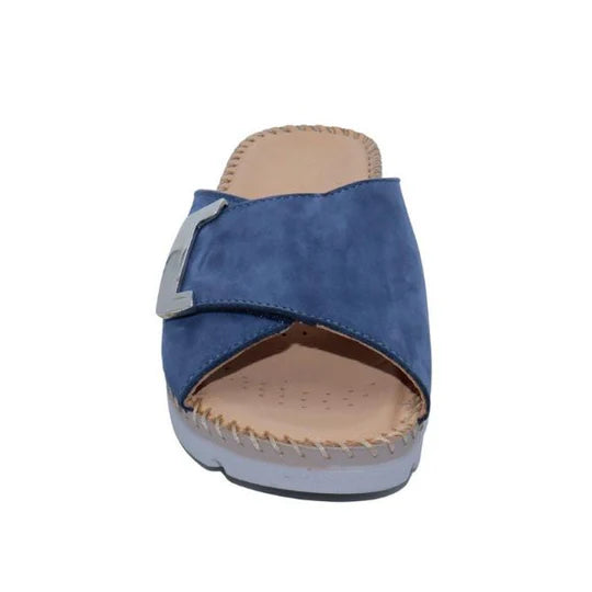 La Plume - Agua Women’s Leather Comfort Slippers