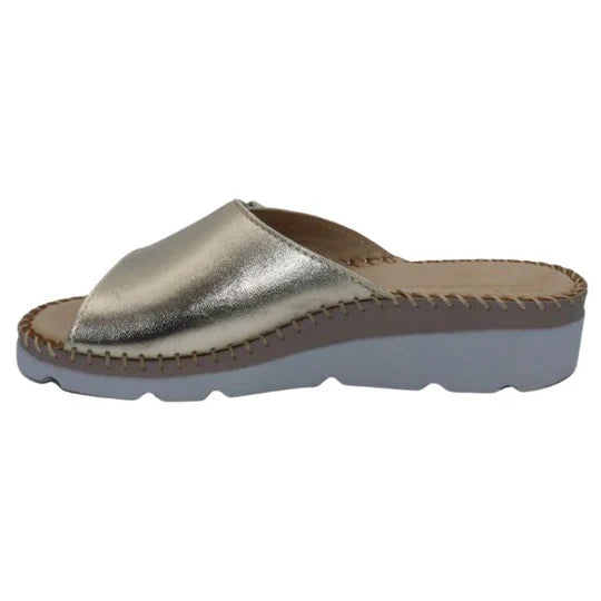 La Plume - Agua Women’s Leather Comfort Slippers