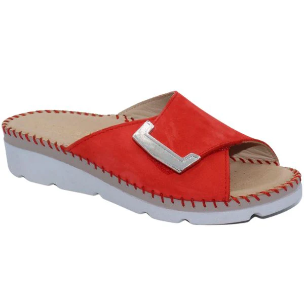 La Plume - Agua Women’s Leather Comfort Slippers