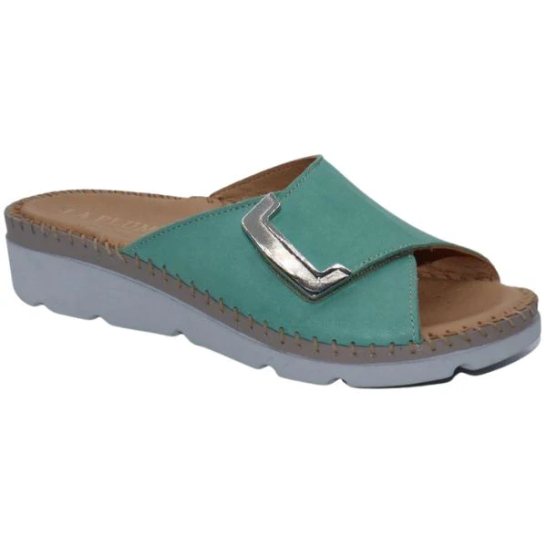 La Plume - Agua Women’s Leather Comfort Slippers