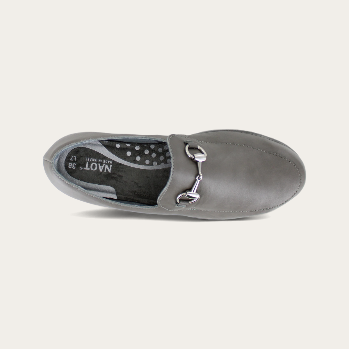 Bentu in Foggy Gray Lthr, product view 5