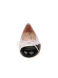 PAUL MAYER - BRAVE - SIZE 10 - PATENT BLACK / NAPPA WHITE