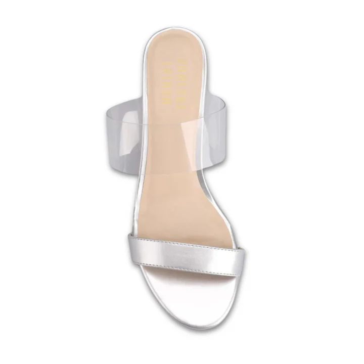 FRENCH COMFORT - DIANE - SIZE 9.5 - SILVER
