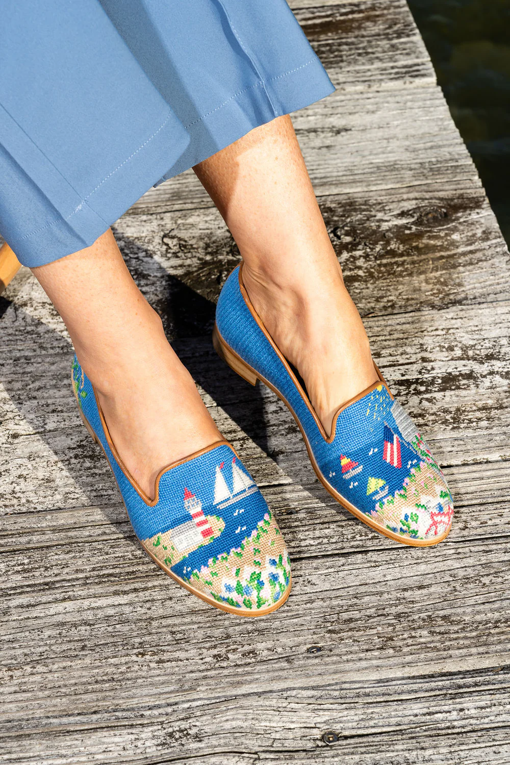 BY PAIGE - NEEDLEPOINT LOAFER IN NANTUCKET