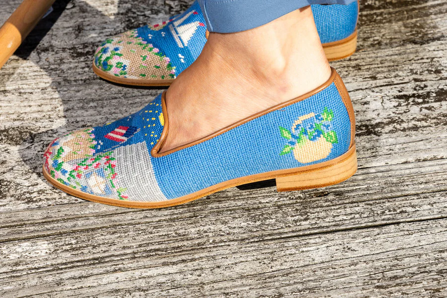 BY PAIGE - NEEDLEPOINT LOAFER IN NANTUCKET