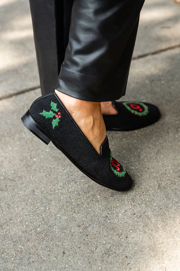 BY PAIGE - NEEDLEPOINT LOAFER IN JOY WREATH