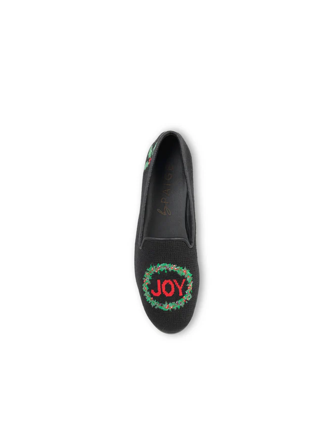 BY PAIGE - NEEDLEPOINT LOAFER IN JOY WREATH