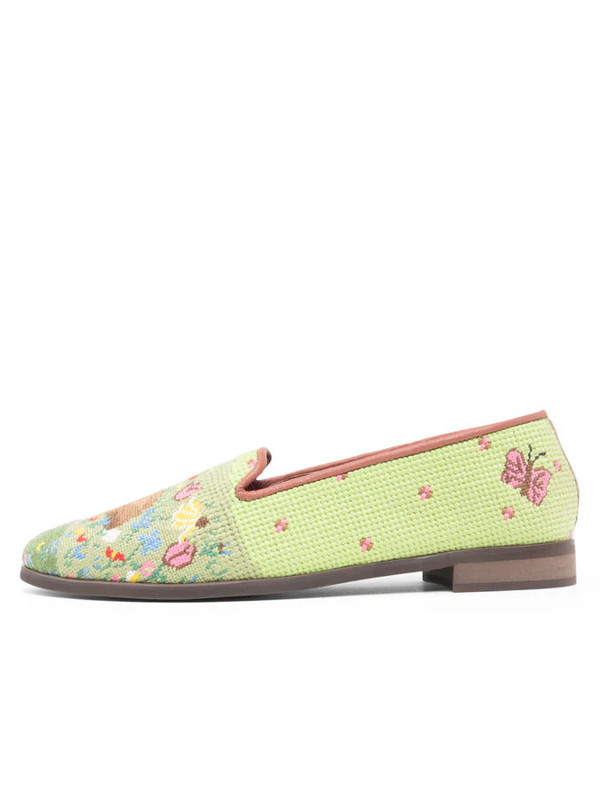 BY PAIGE - NEEDLEPOINT LOAFER IN SPRING BUNNY