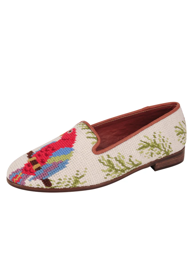BY PAIGE - NEEDLEPOINT LOAFER - SIZE 7 - PARROT LOAFER