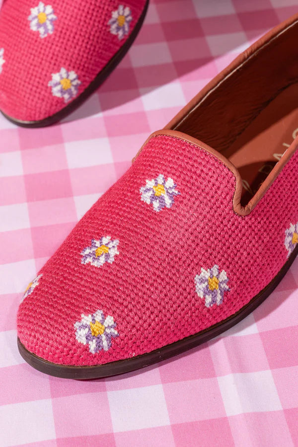 BY PAIGE - NEEDLEPOINT LOAFER IN DAISIES