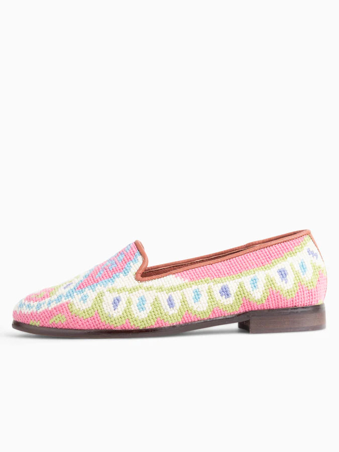 BY PAIGE - NEEDLEPOINT LOAFER IN PREPPY PAISLEY