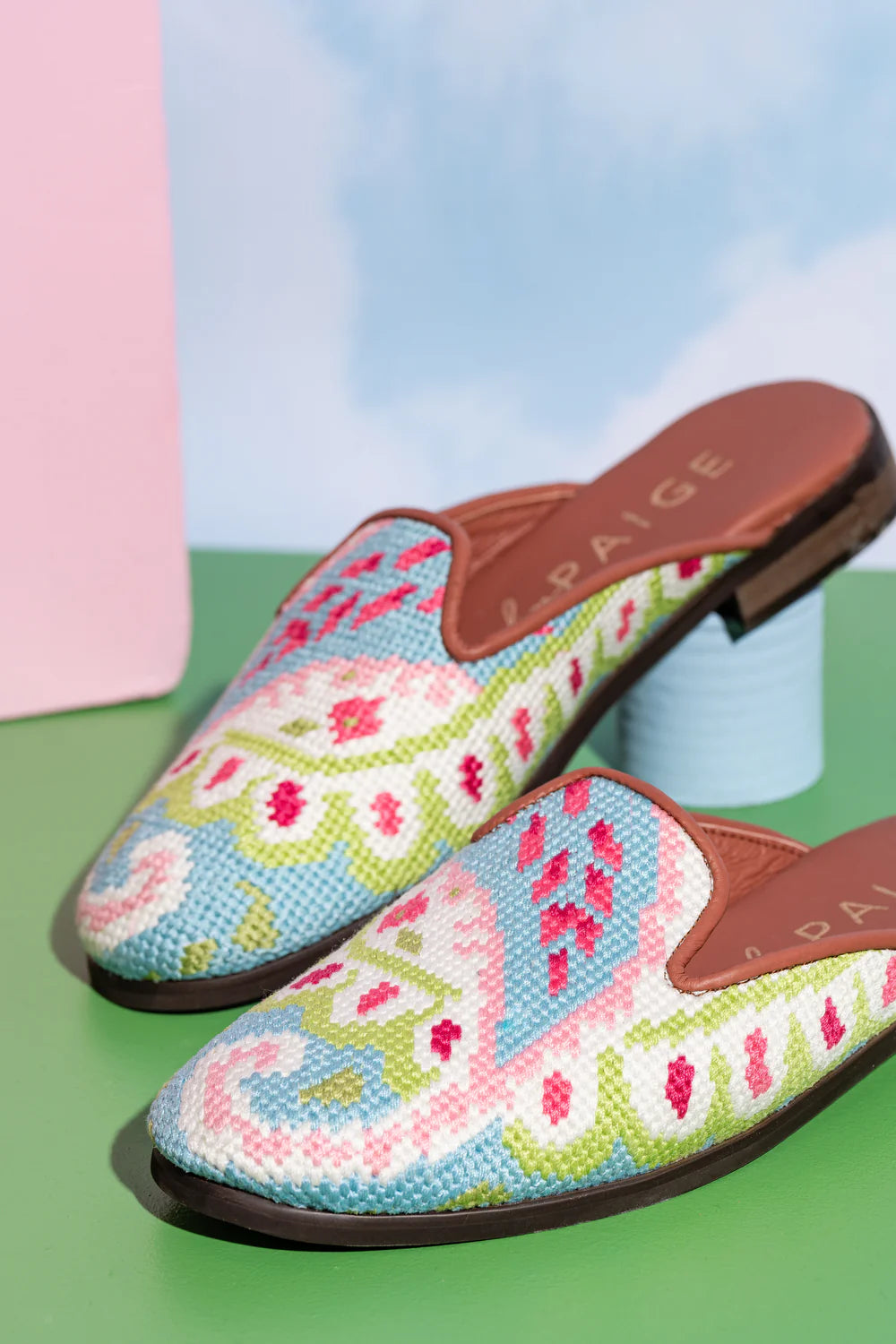 BY PAIGE - NEEDLEPOINT MULE
